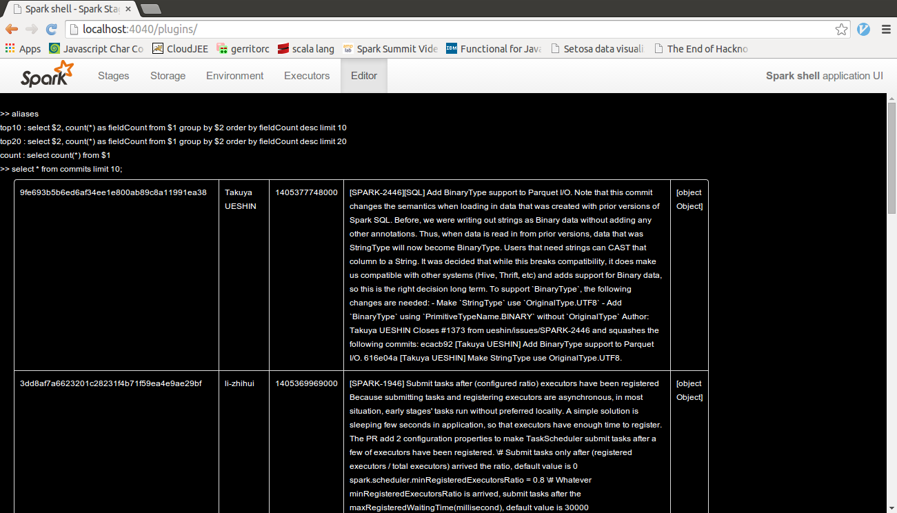 query example